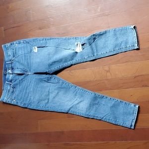 Express Mid-Rise Skinny Jeans